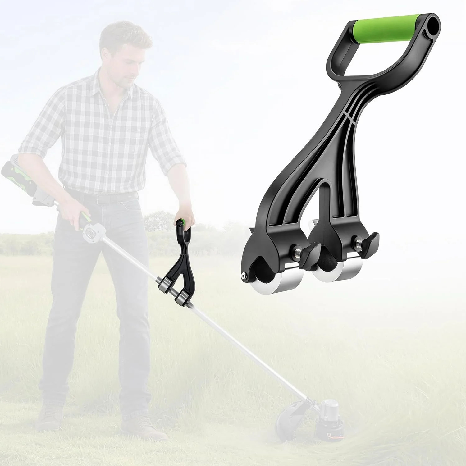 Upgraded Weed Eater Handle,Universal Ergonomic Extension Attachment for String T