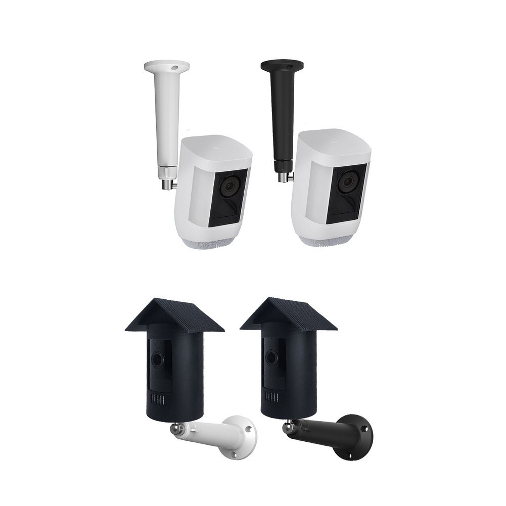 ABS Plastic Adjustable Solar Bracket for Outdoor Wall Mount 360 Degree Turn
