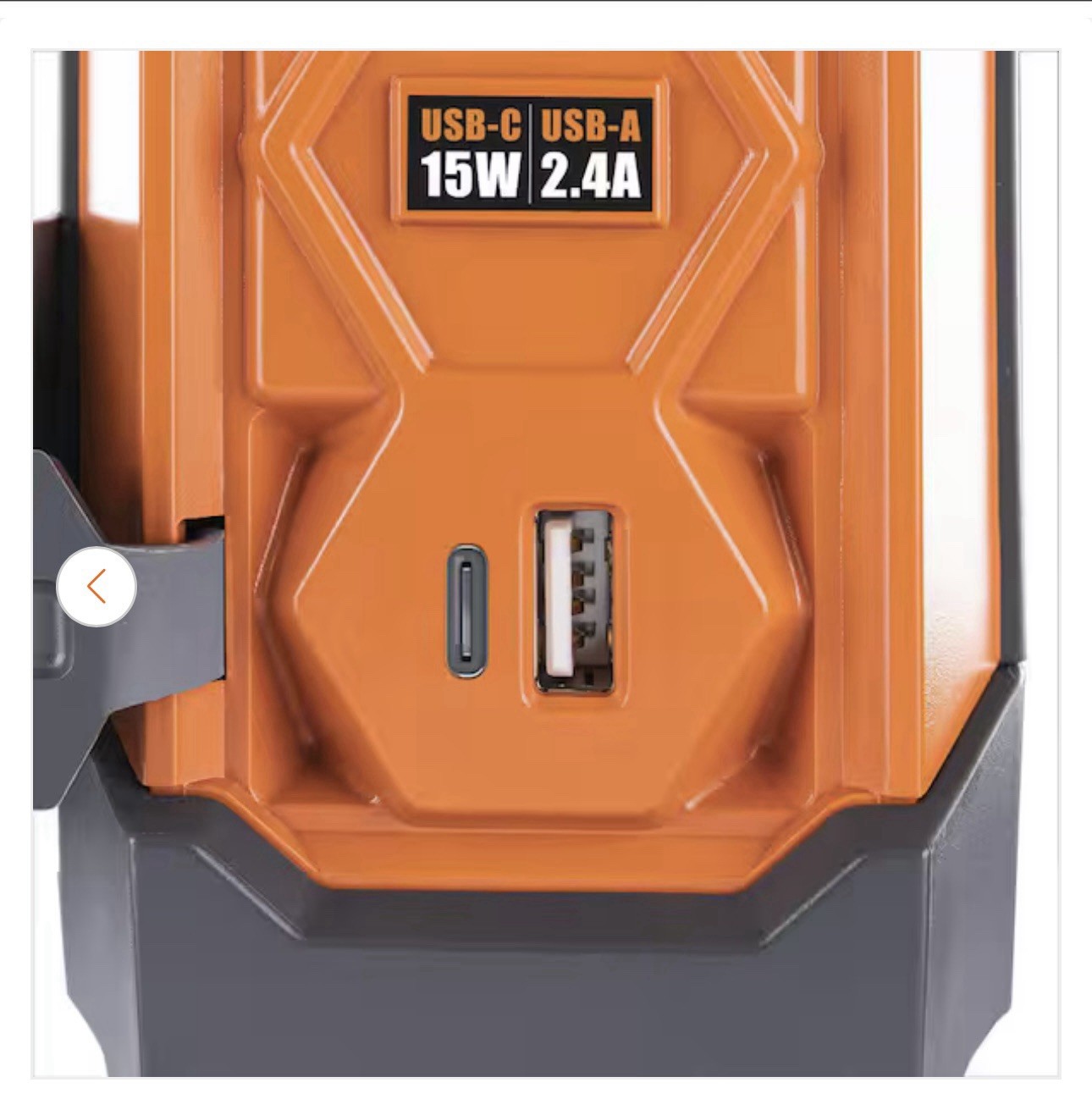 RIDGID Heavy Duty Surge Protector 6 Outlet 8FT Cord USB-C USB-A 2100J