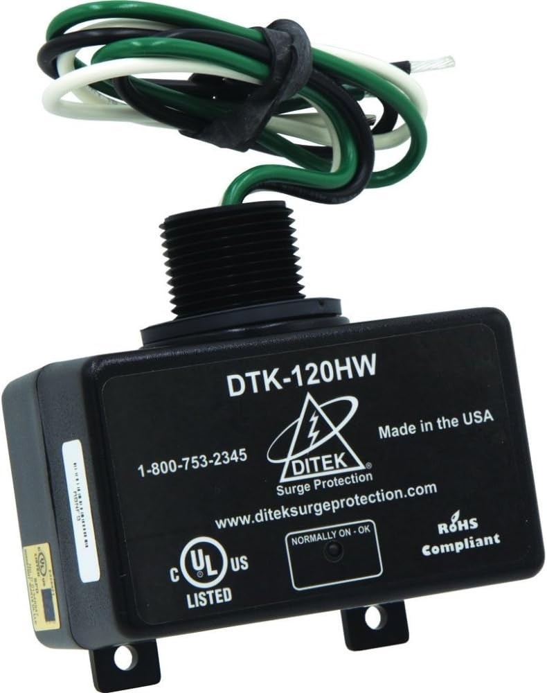Ditek 120VAC Single Phase Surge Protective Protector Device SPD DTK-120HW