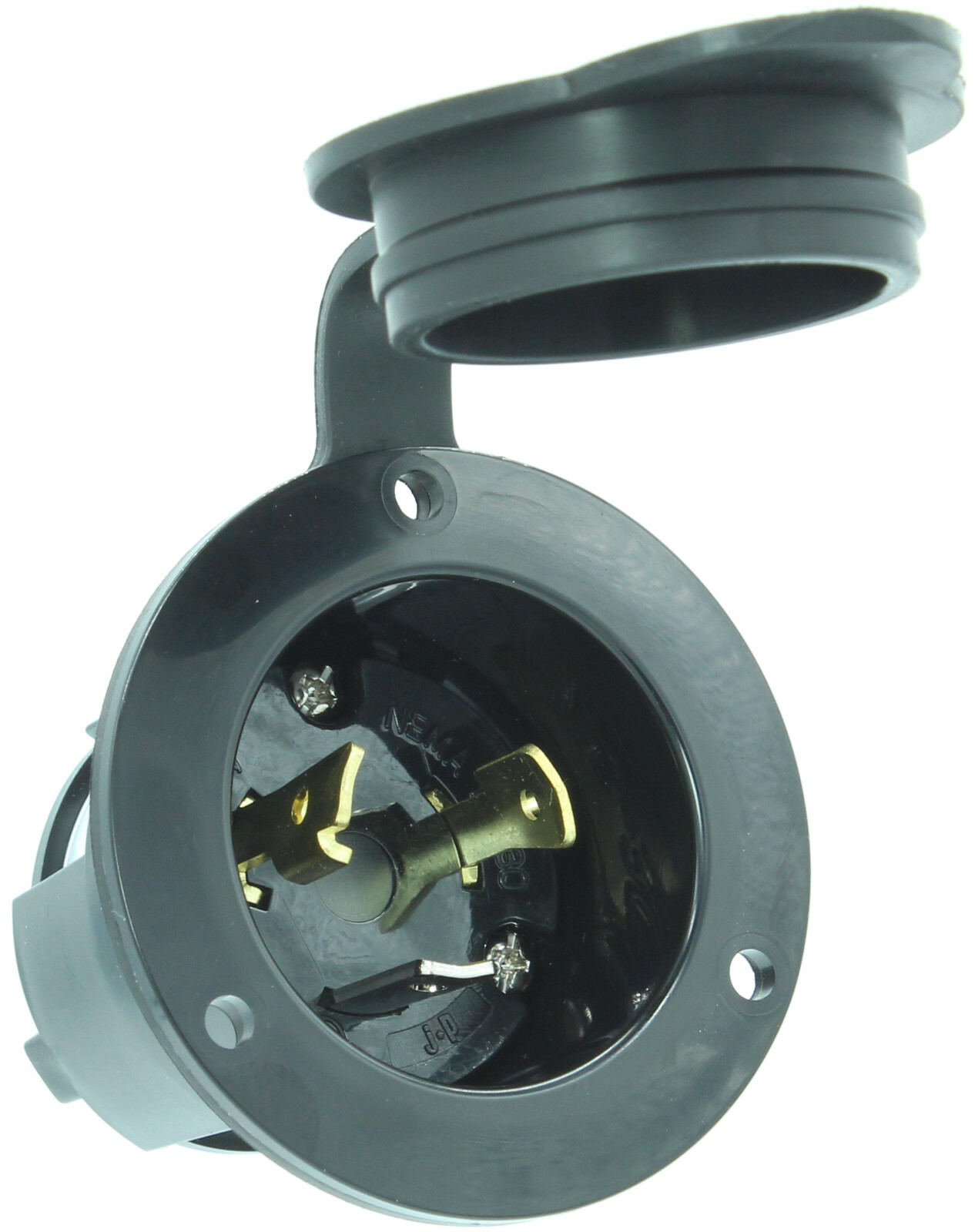 L5-30 30A 125V Flanged Power Inlet Plug – Generator RV Receptacle L530P