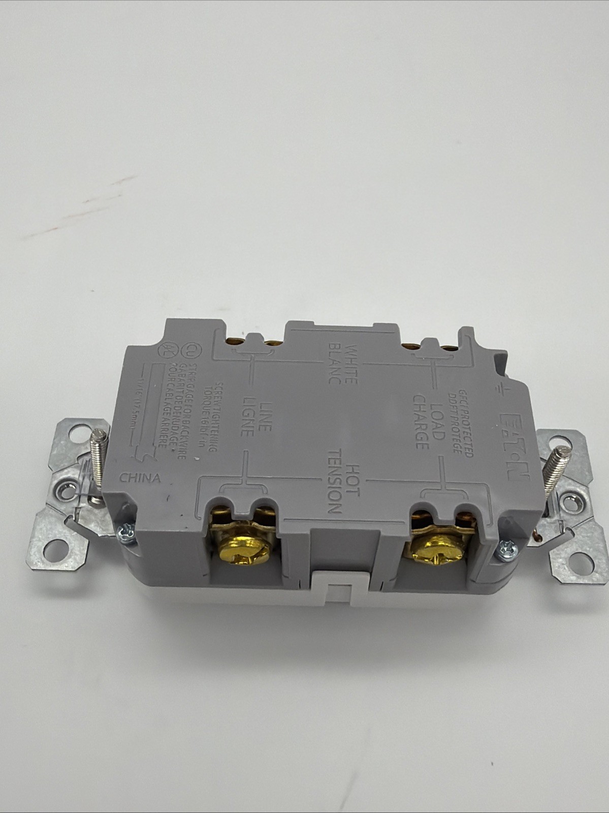 10 PCS NEW Eaton TRGF15W 15 Amp GFCI Self‑Test Tamper‑Resistant Receptacle 125 V