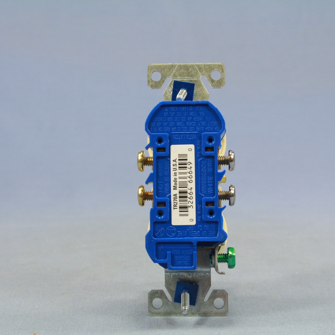 Cooper Almond Tamper Resistant Duplex Receptacle Outlet Nema 5-15 15A TR270A