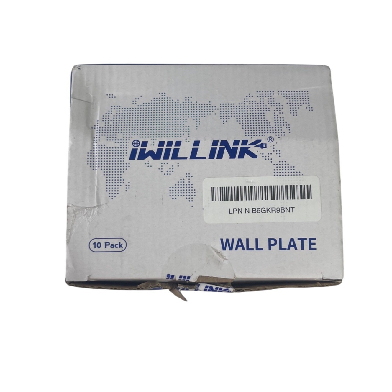 IWillink 10-Pack White Wall Plate For Ethernet Cable 4.5″ X 2.75″ Plastic