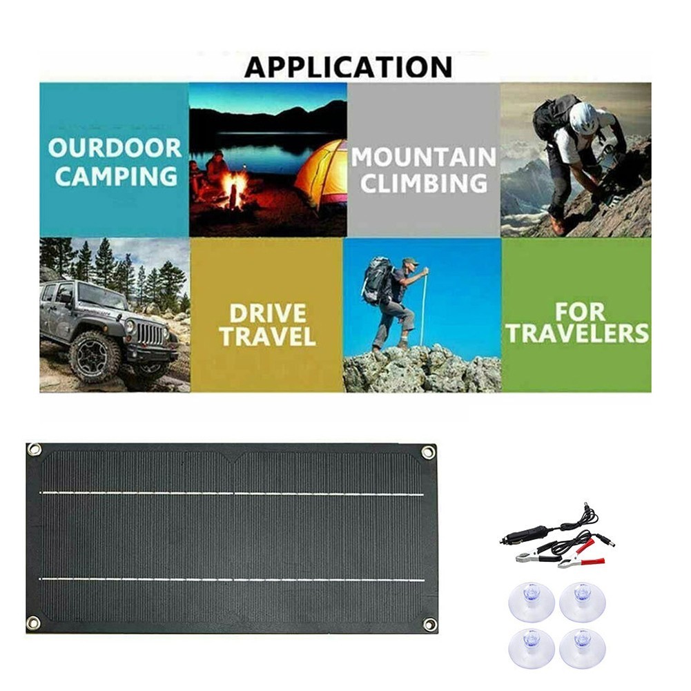 Scratch Resistant & Waterproof 60W Solar Panel Kit with Lasting Construction