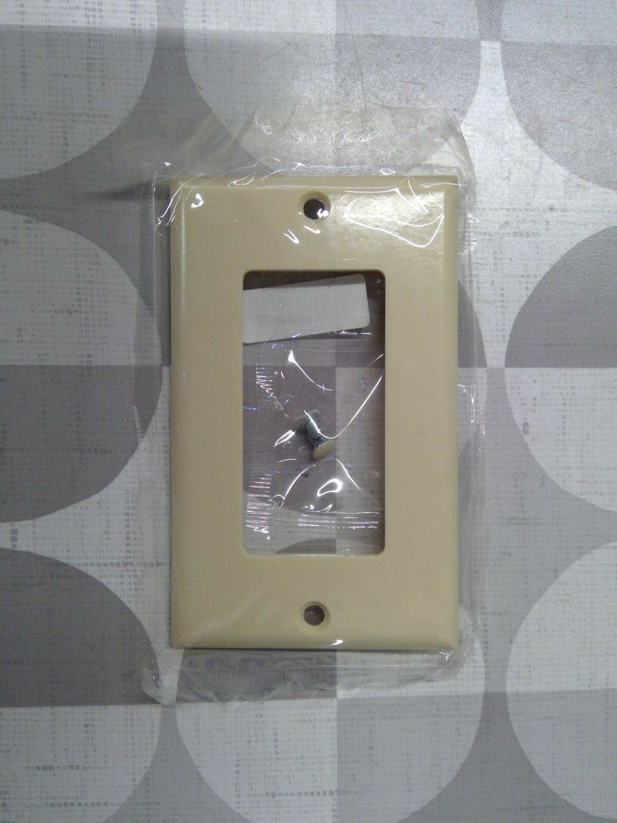 Eagle Electric 2151V 1 Gang Decorator Device Wallplate, Ivory **Free Shipping**