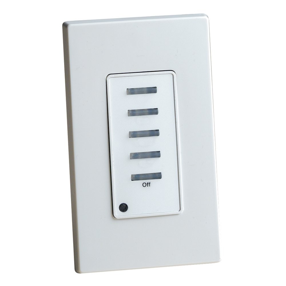 Leviton NE505-C Multizone Scene Controller, 5 Buttons, White/Ivory