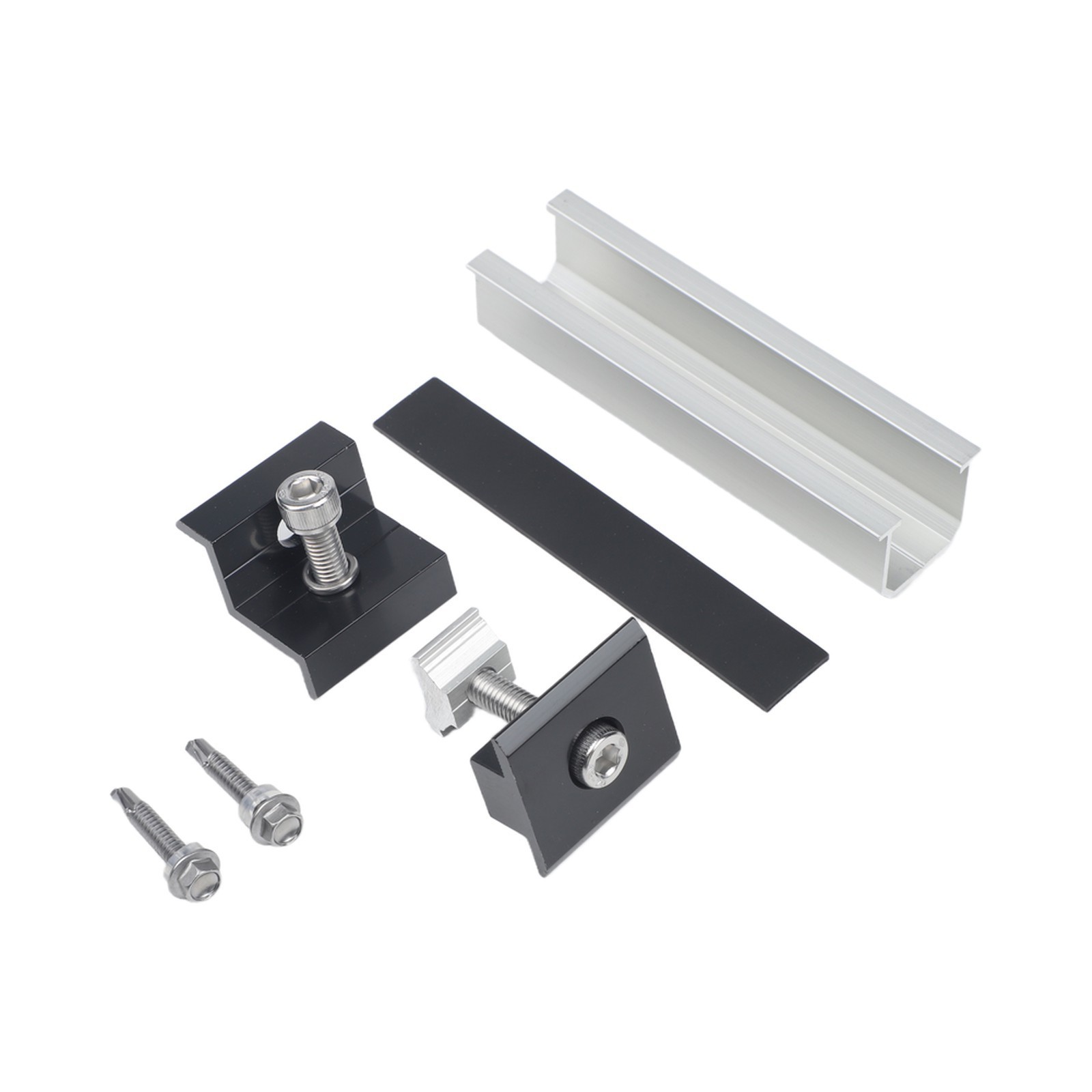 Easy Install Solar Panel Mount Kit for Flat Roofs and Yachts Aluminium Alloy