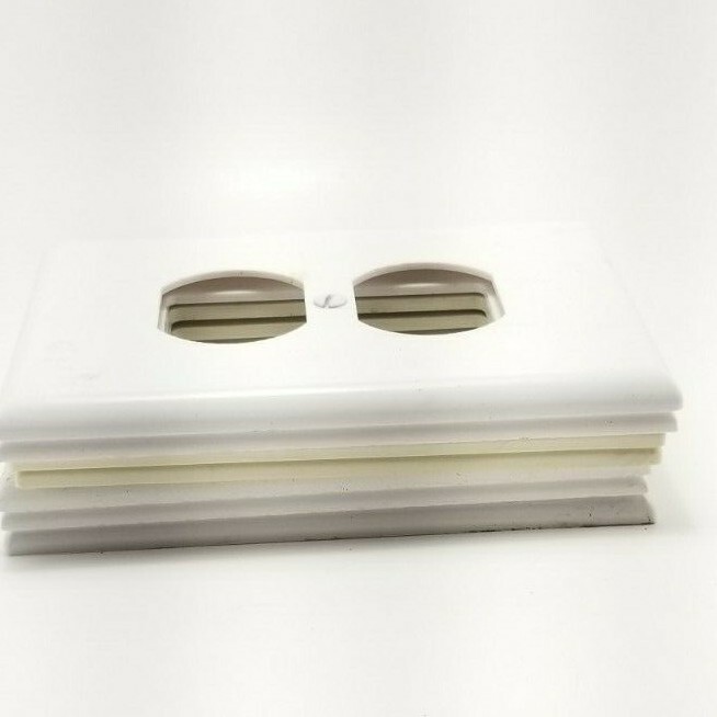 Bundle Of Wall Cover Plates Different 1-Gang White And Almond Color USA Seller