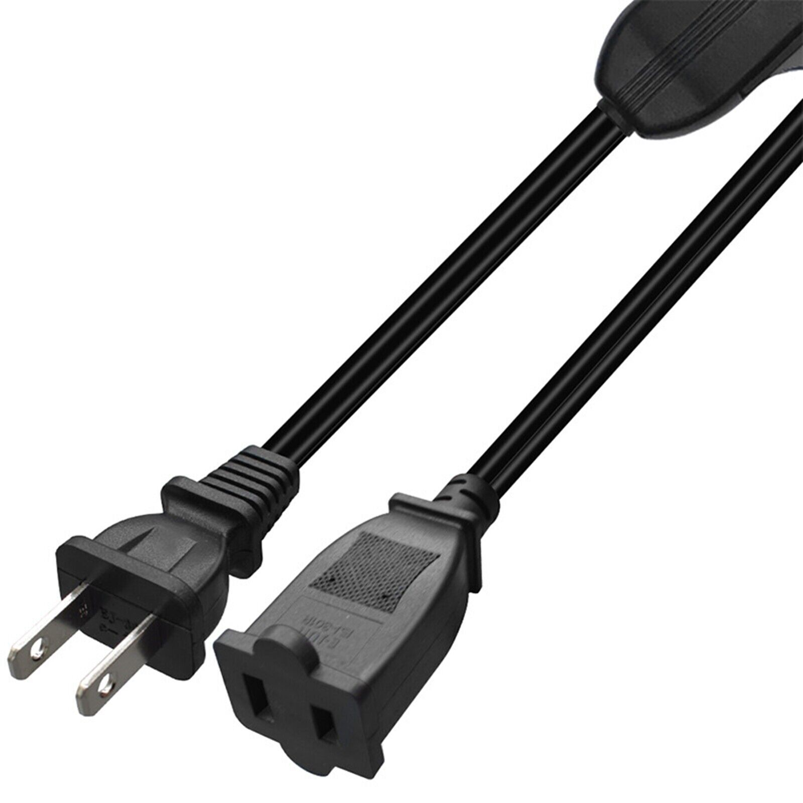 Polarized Extension Cord On Off Switch 2 Prong Extension Cord Waterproof bi US