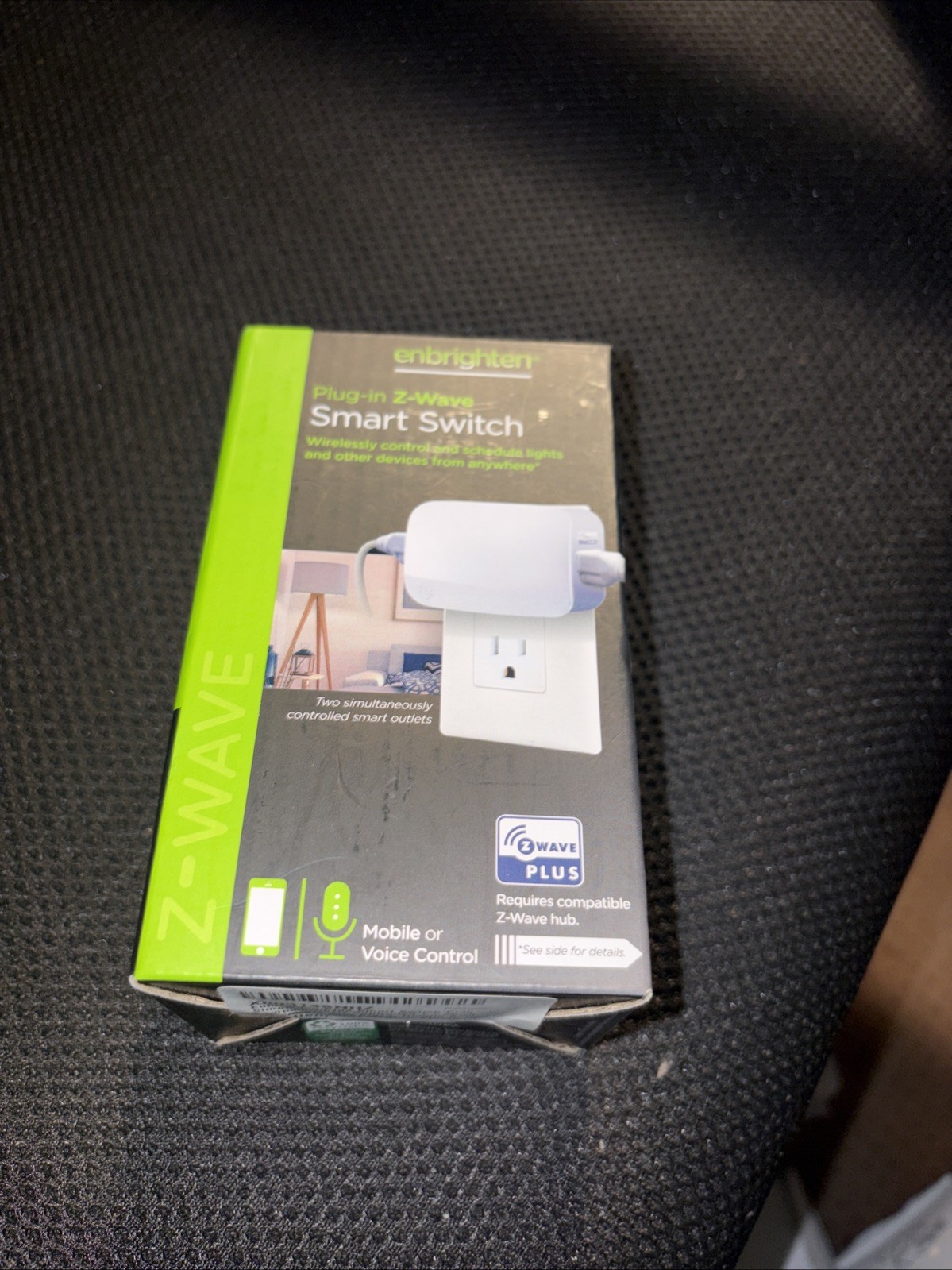 Enbrighten Z WAVE Plug-In Dual Outlet Smart Switch ZW4106 New And Sealed