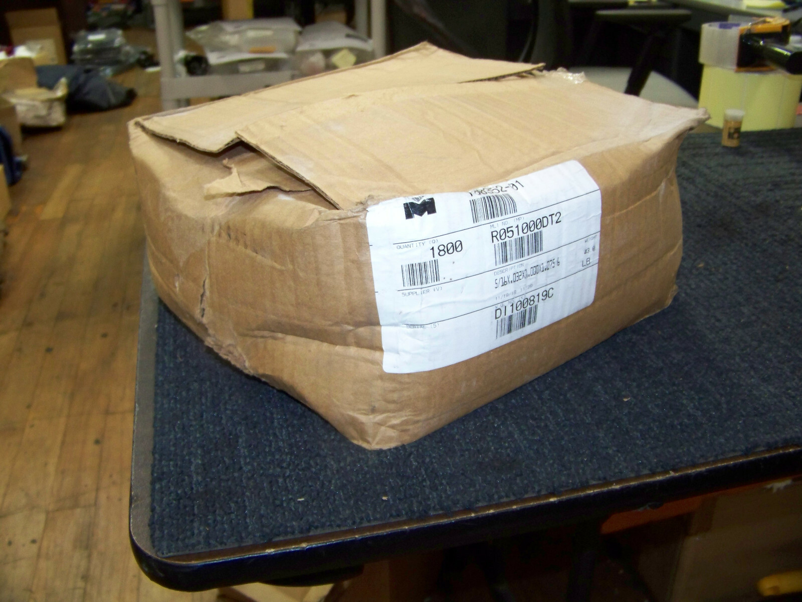 Mueller 5/16 x .032 x 1.000 x 1.075 6 Copper 100352-01 New (QTY 1800)
