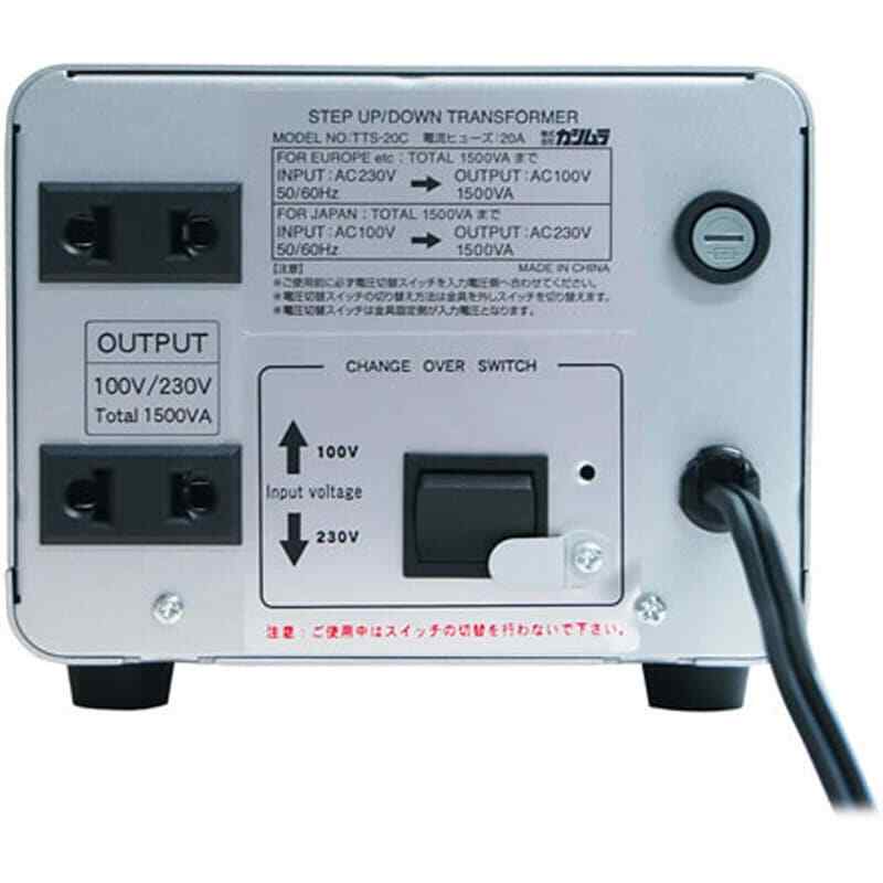 Kashimura Step Up and Down Voltage Converter Transformer 100V/220-240V 550W