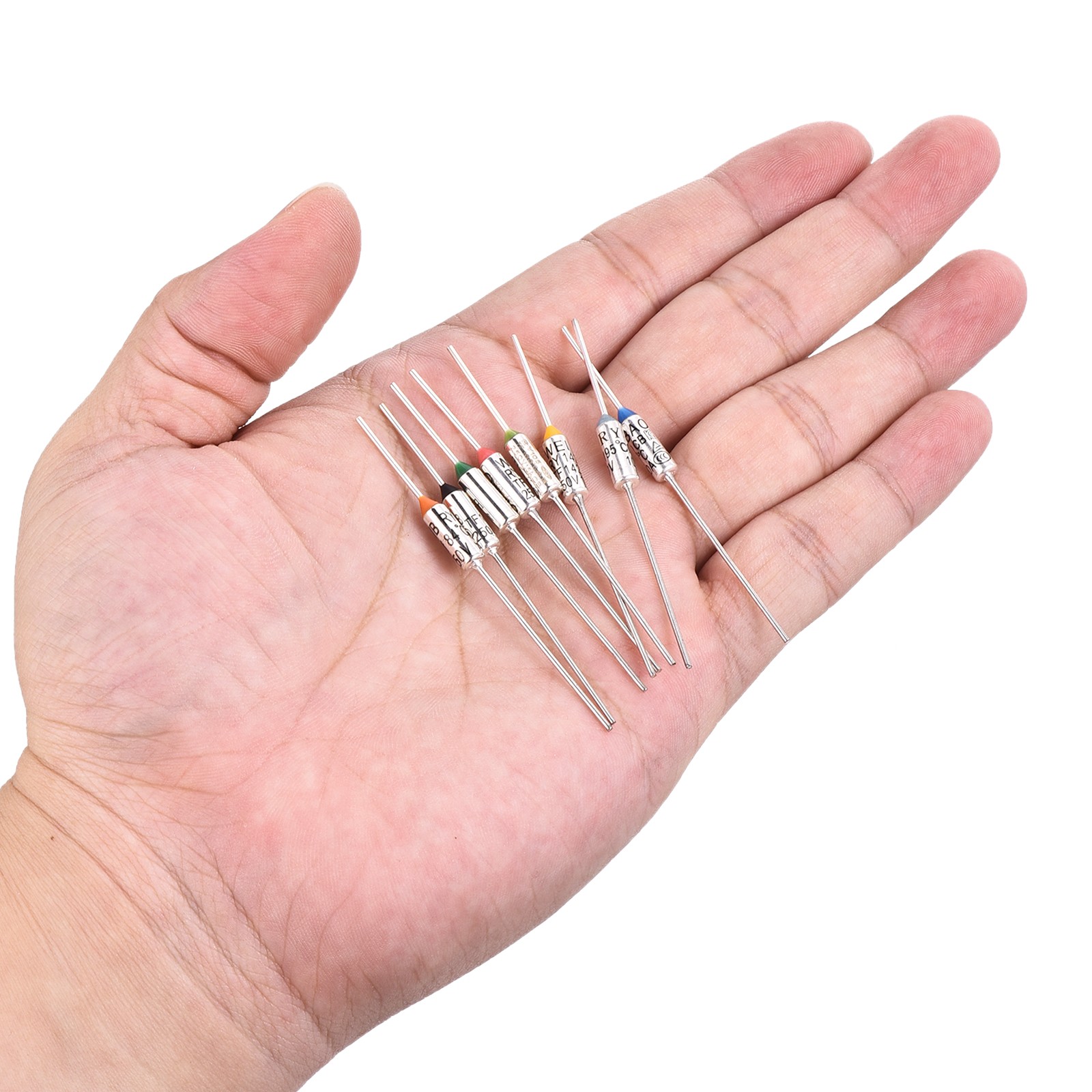 15 Pcs Metal Temperature Thermal Fuse SF228 10A 250V with Terminal Connector