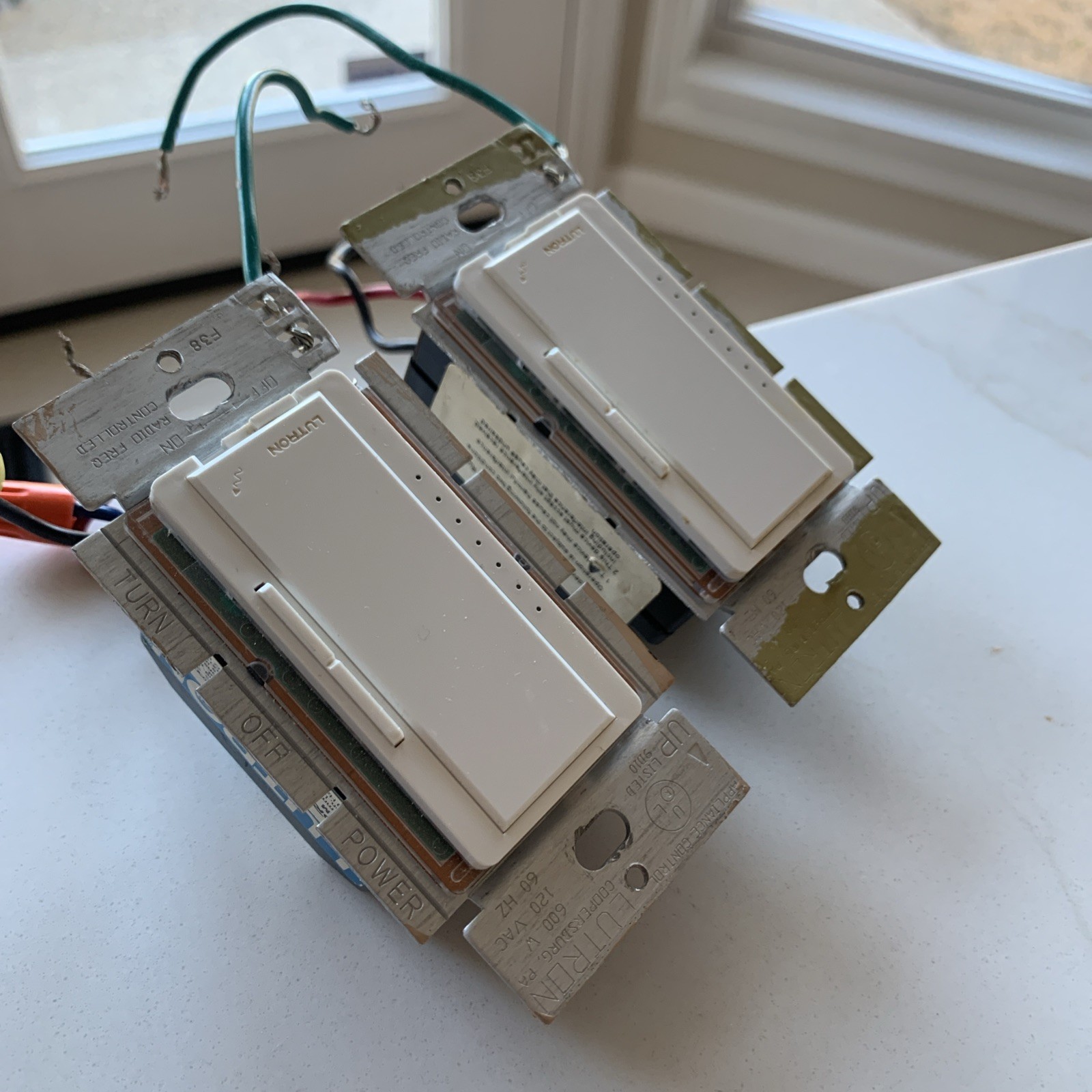 2-Lutron RA-600LM RadioRA 600W Dimmer