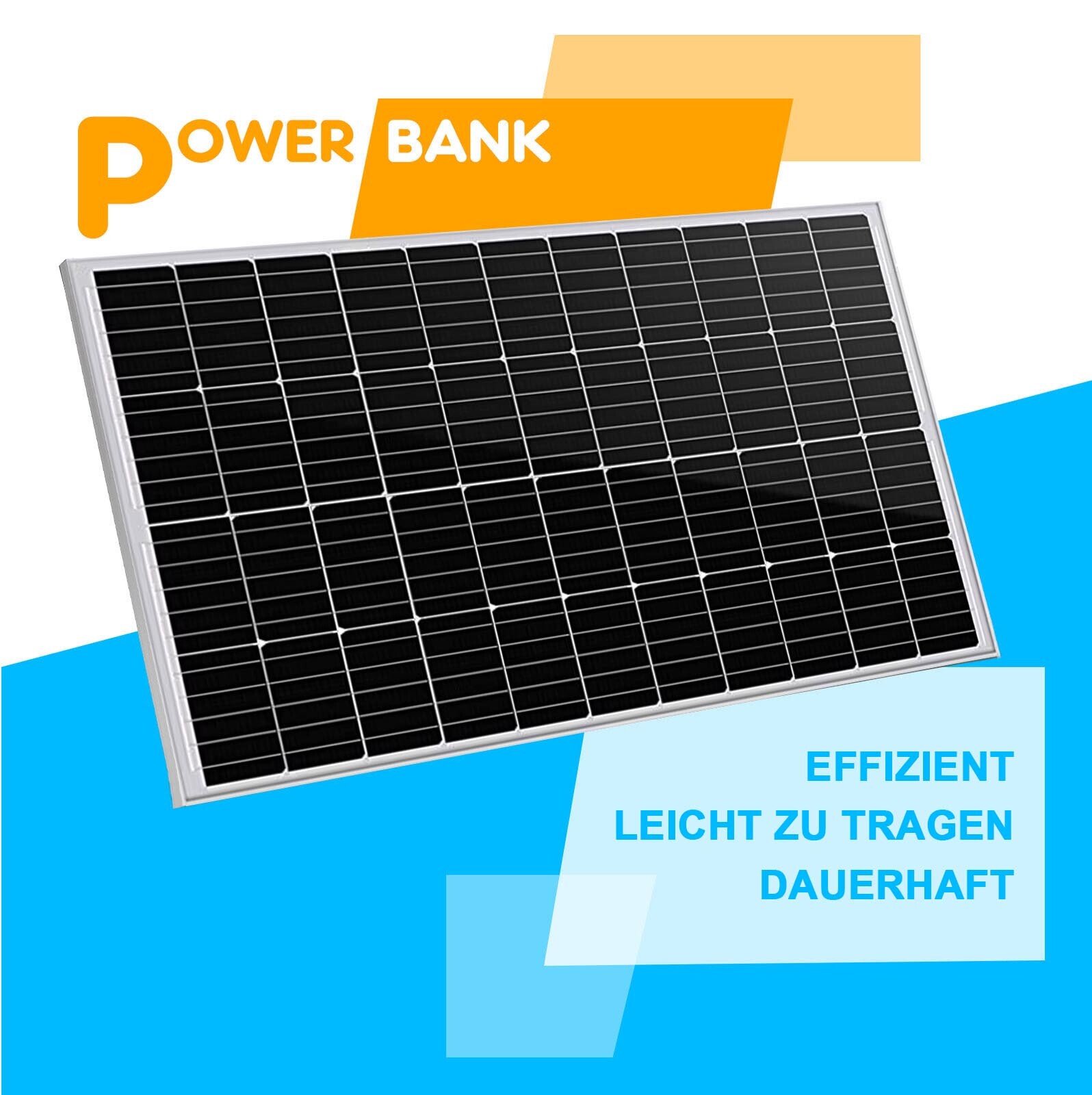 PFCTART 100W 12V Solar Panel High Efficiency Monocrystalline Module RV Boat Home