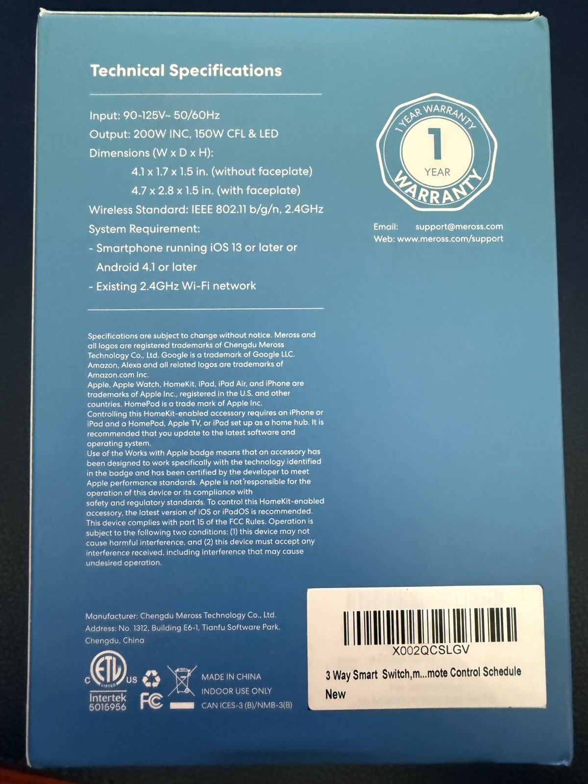 Meross MSS550 3-Way Smart WiFi Wall Switch 2 pack – Apple Homekit, Alexa, Google