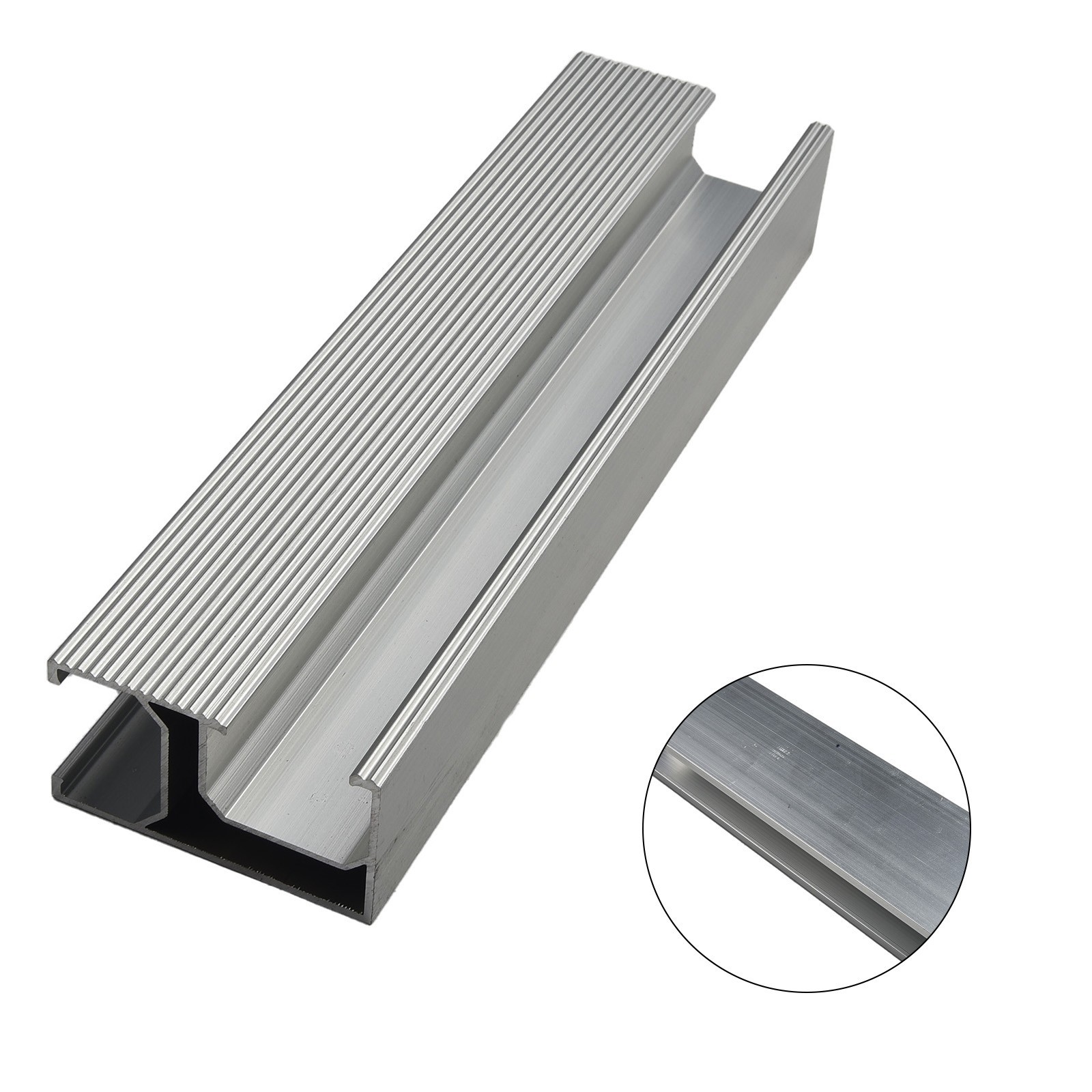2PCS Solar Panel Mounting Rail 20cm Aluminum Alloy Bracket for PV Modules