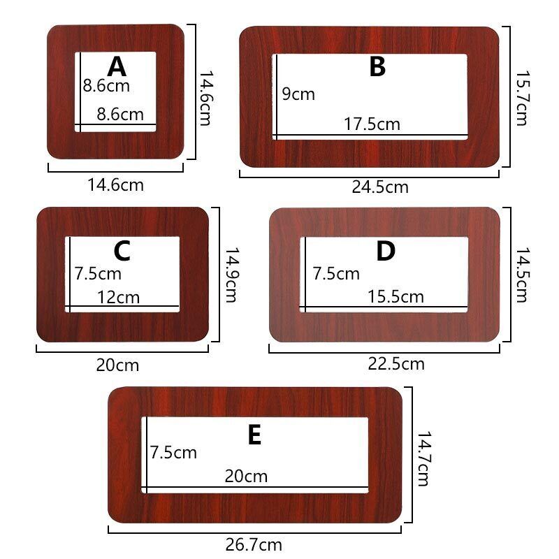 Light Switch Surround Socket Plug Finger Cover Hygienic Plate Single Double