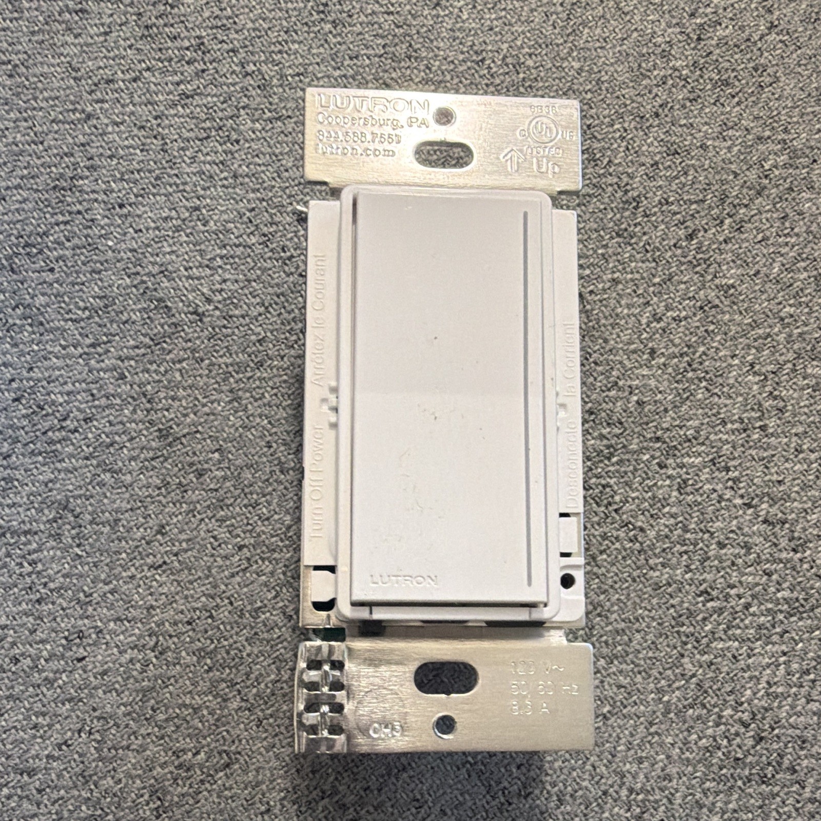 Lutron RadioRA 3 Sunnata RRST-RD-WH Companion Dimmer White 120V 8.3A