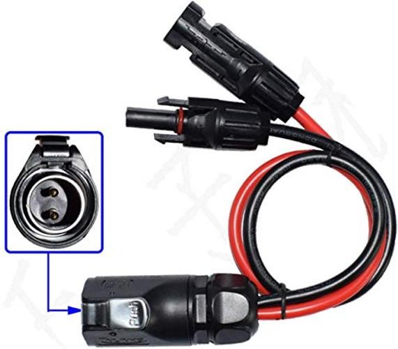LIXIN 6.5ft 10AWG 2 Pin Power Industrial Circular Connector，for 2m/6.5ft