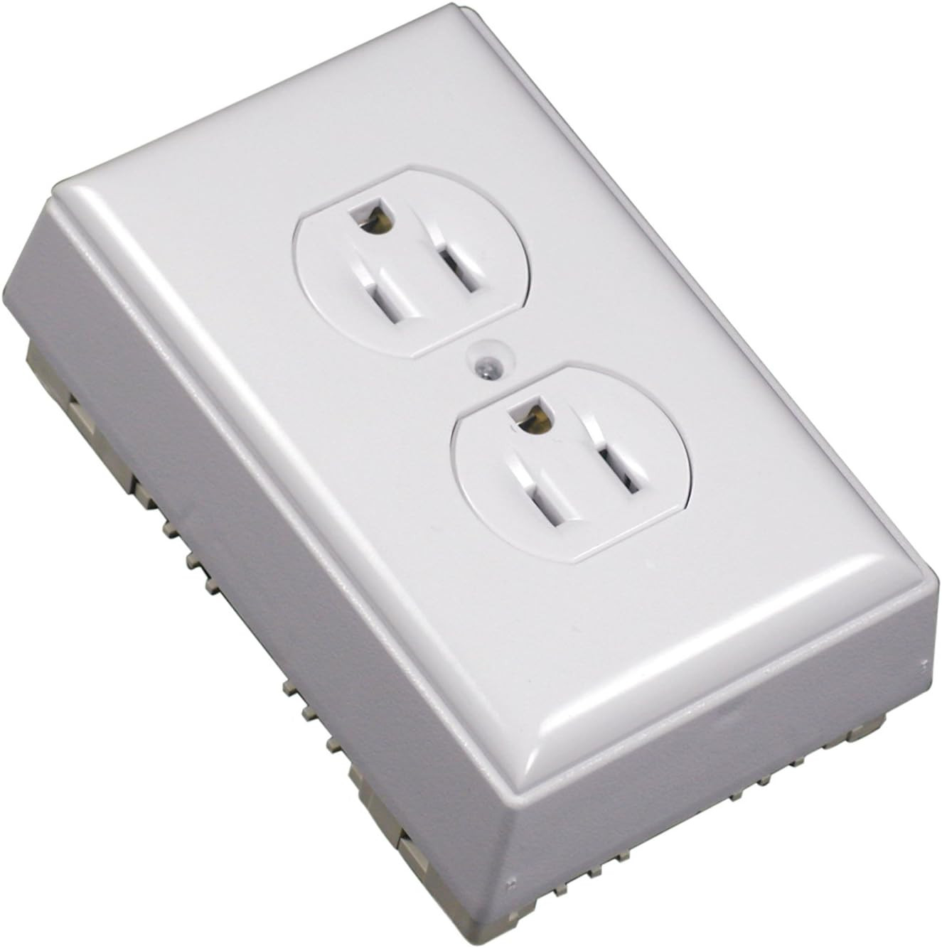 Legrand – Outlet Box to Use as Raceway, White Outlet Electric Box with Both th