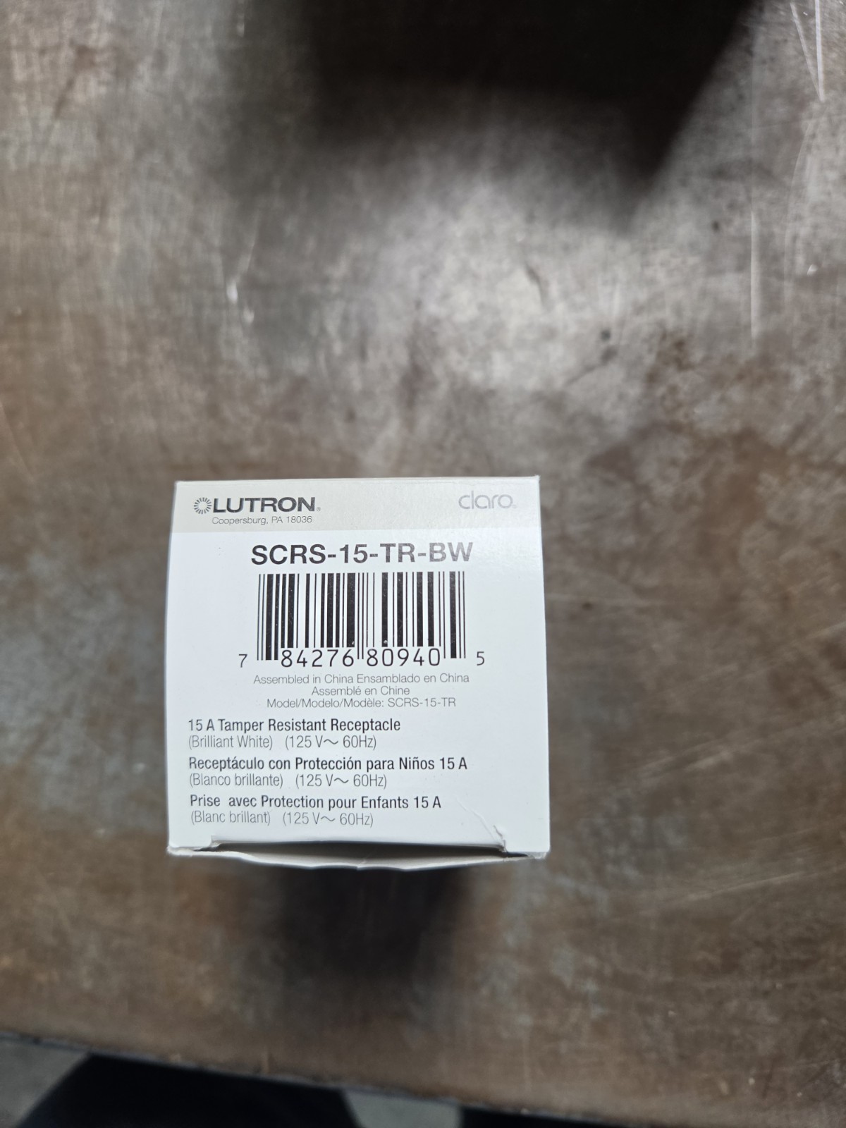 Lot of 30 Lutron SCRS-15-TR-BW tamper proof duplex Decora receptacle
