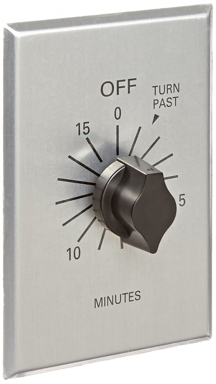 Nsi Tork C515M Spring-Wound In-Wall Twist Timer Commercial Style Metal Plate