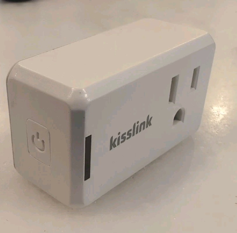Kisslink Wifi Smart Plug Mini Control & Schedule App SM-PW702U Alexa & Google