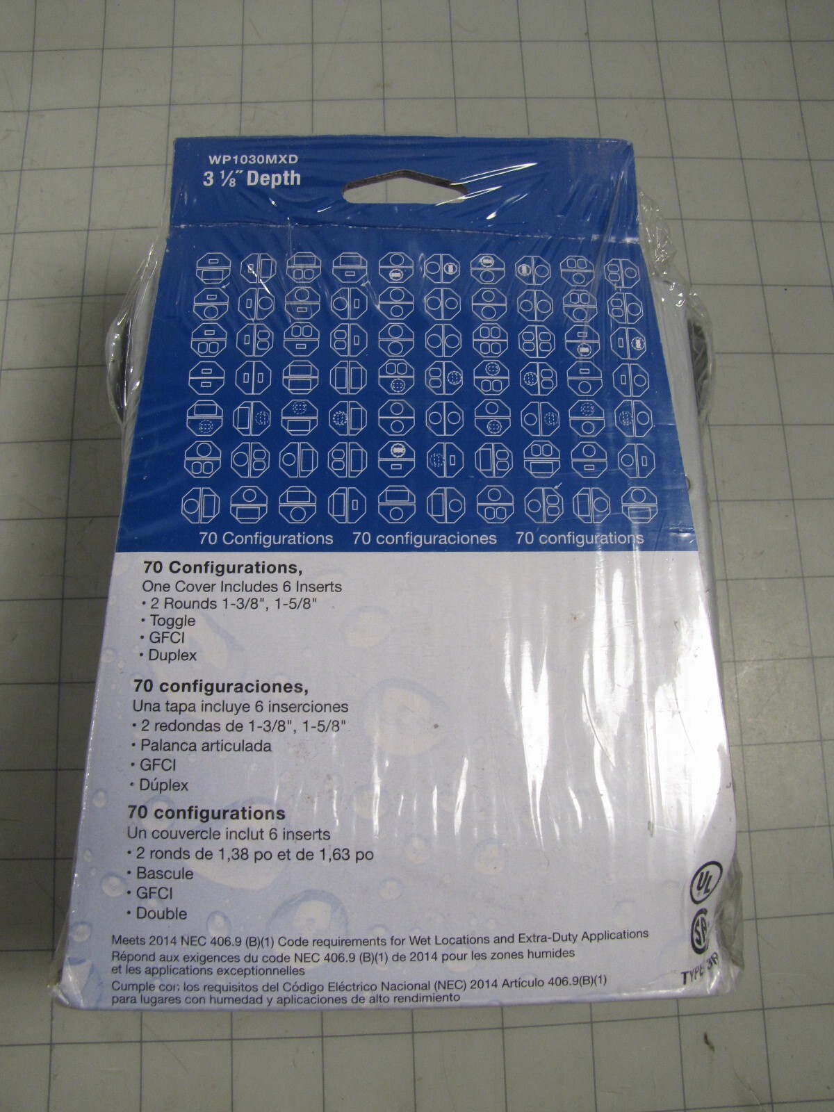 Intermatic WP1030MXD 3-1/8″ Depth In-Use Waterproof Receptacle Double Gang Cover