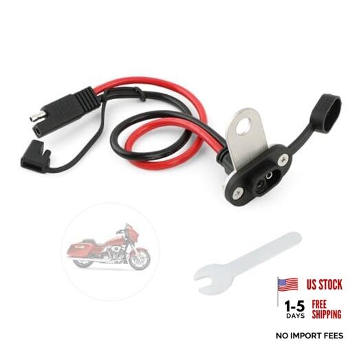 Motorcycle Battery Charger Bracket Port Mount for 2014-2025 Road Glide Street