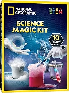 Blue Marble National Geographic Magic Chemistry Set – Science Kit for Kids with