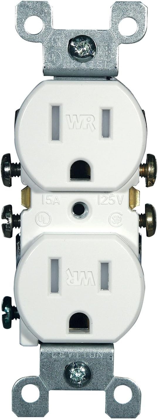15 Amp Weather-Tamper Resistant Duplex Receptacle – Quickwire & Grounded