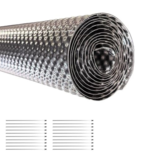 Exhaust Heat Shield Automotive 15″x59″, 0.5mm Embossed Aluminum Heat 15″ x 59″
