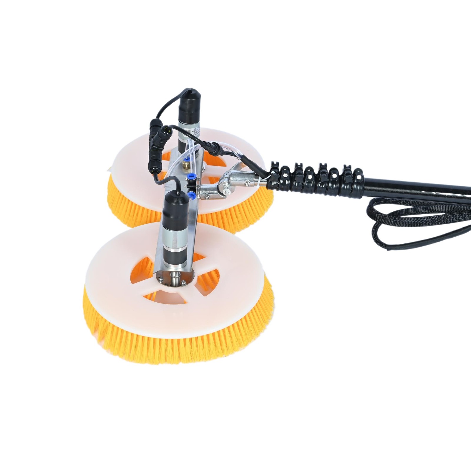 Solar Panel Cleaning Machine Double Head Retractable Photovoltaic Panels Brush