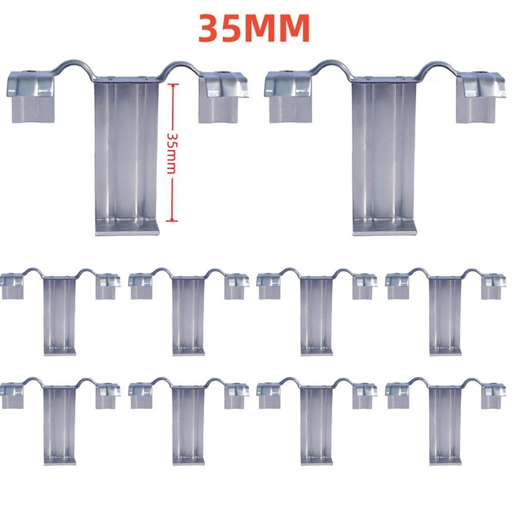 10PCS Stainless Steel Clips for Optimal Water Drainage on Your Solar Panels
