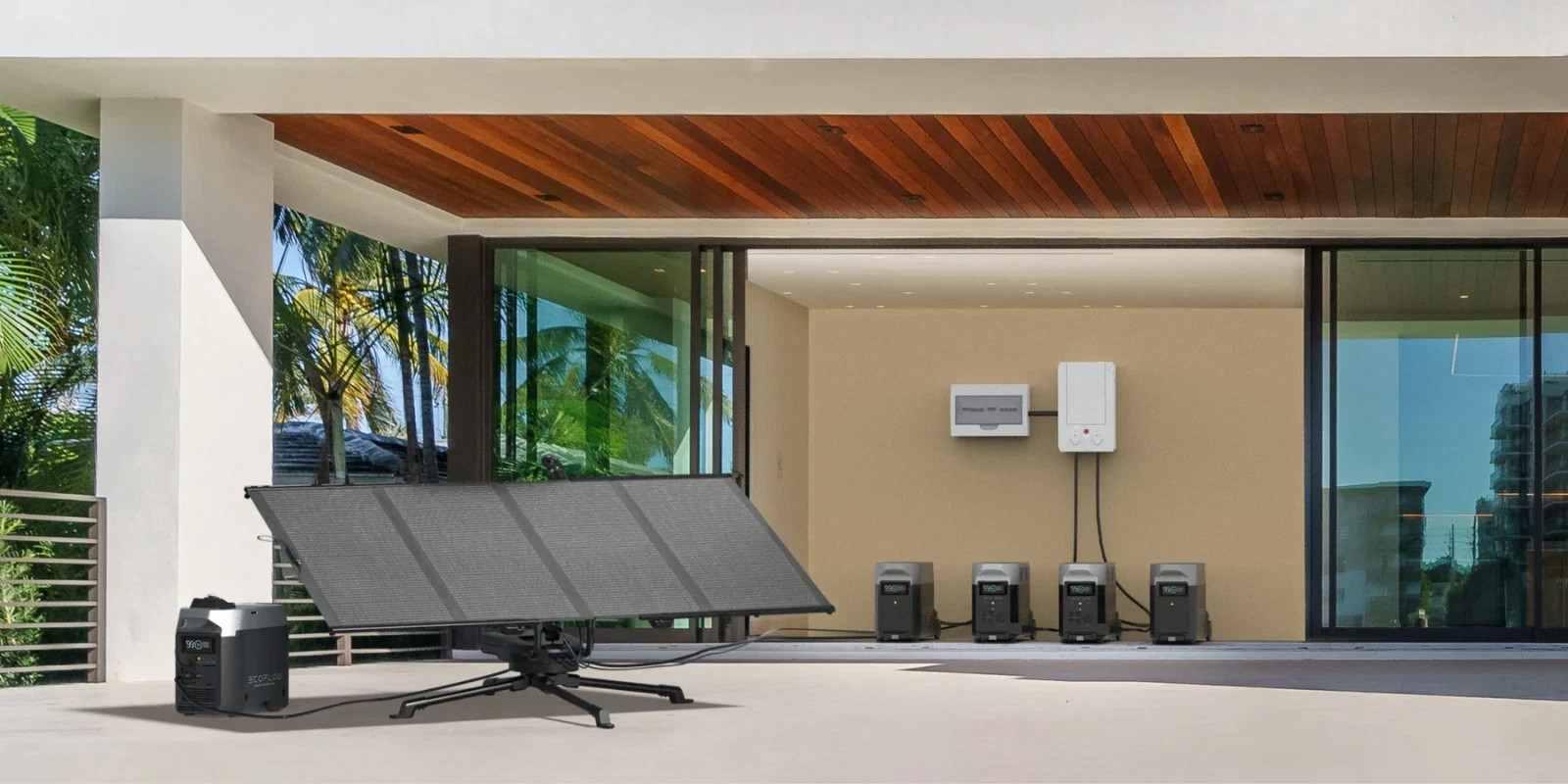 New In Box EcoFlow 400W Solar Panel Folding Self-supporting Waterproof Outdoor