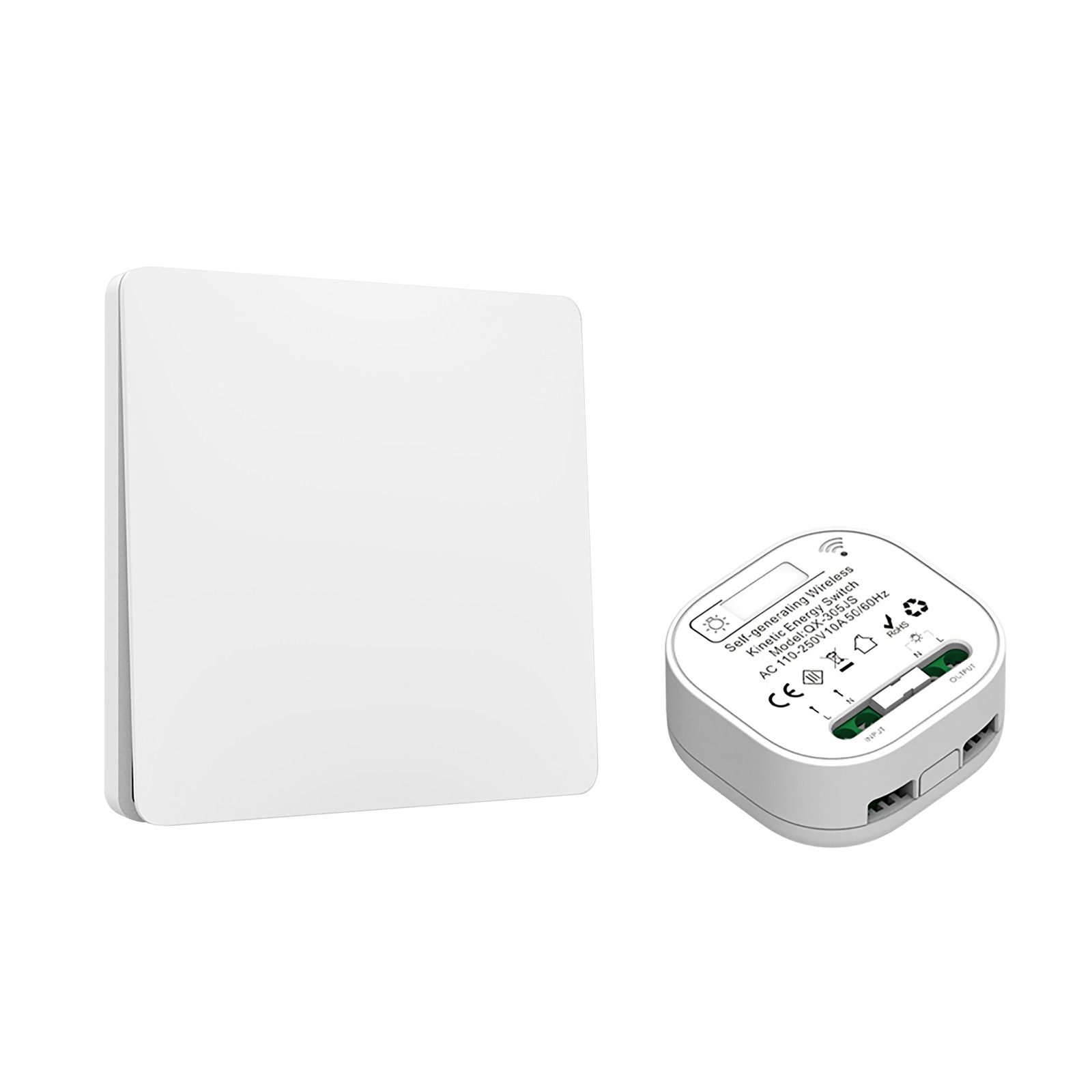 Brand New Wireless Remote Control Kinetic Self-powered No Battery Wall Panel