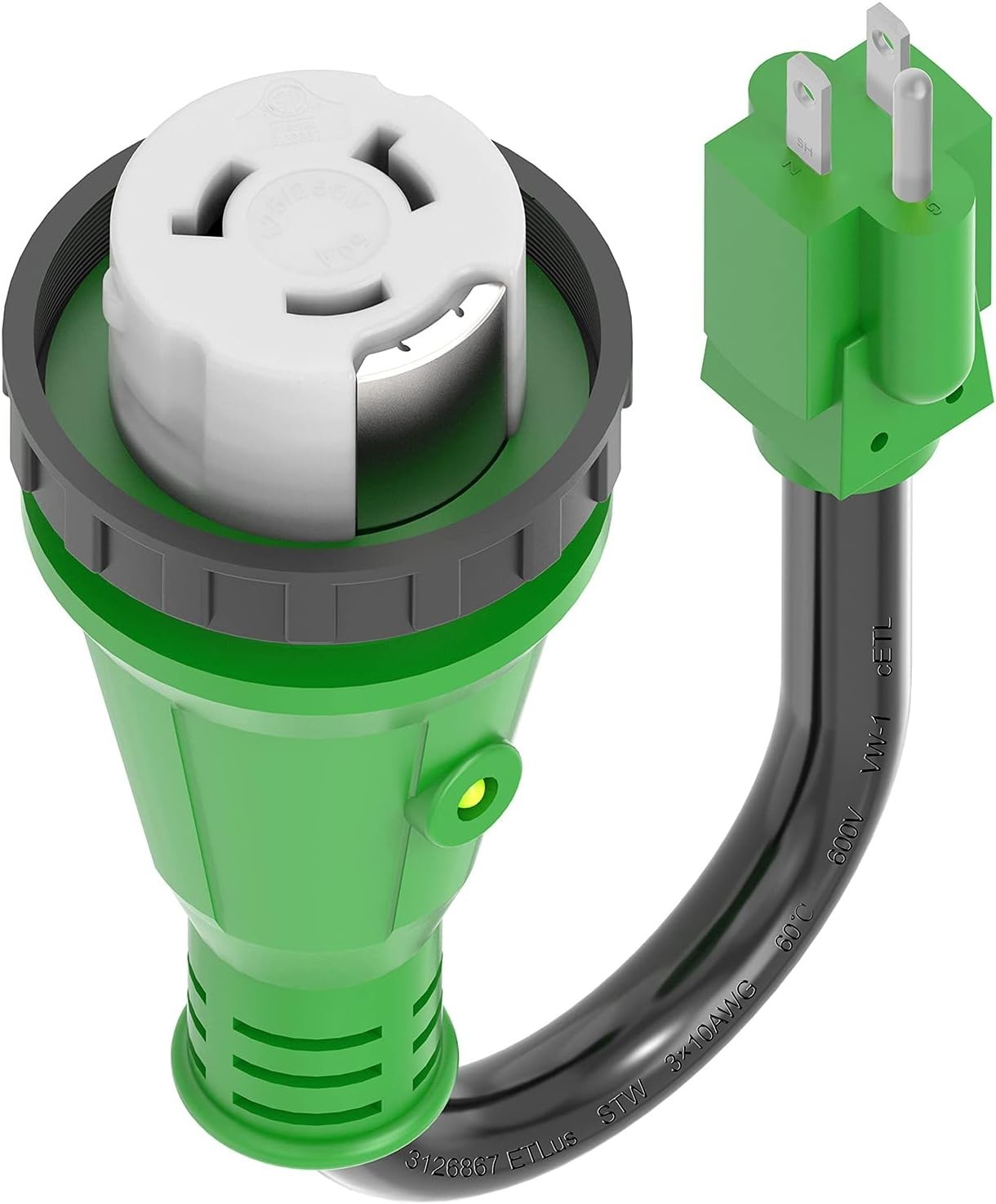 Adaptador De Rv Calidad Nema 5 15P A L5 30R 30A A 15A 7500W 10 3 Awg