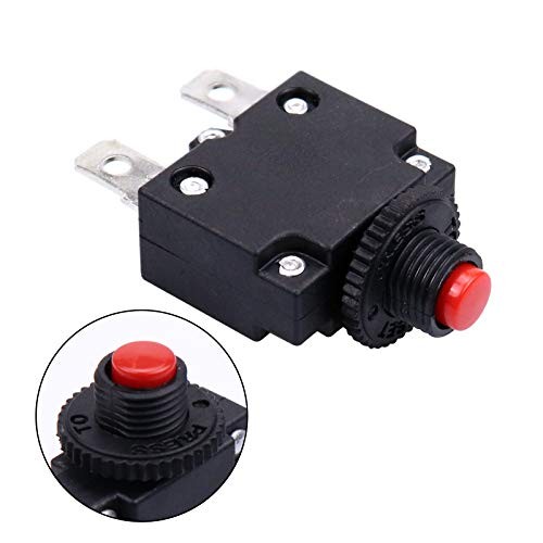 4 Amps Thermal Circuit Breakers, 125/250V AC 32V DC Push Button Manual Reset