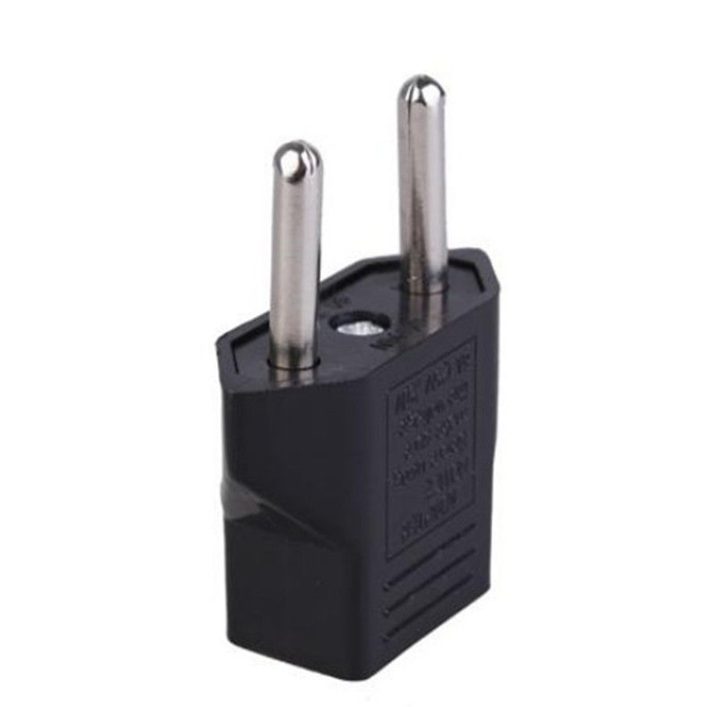 New 5Pcs US/USA to European Euro EU Travel Charger Adapter Plug Outlet Converter