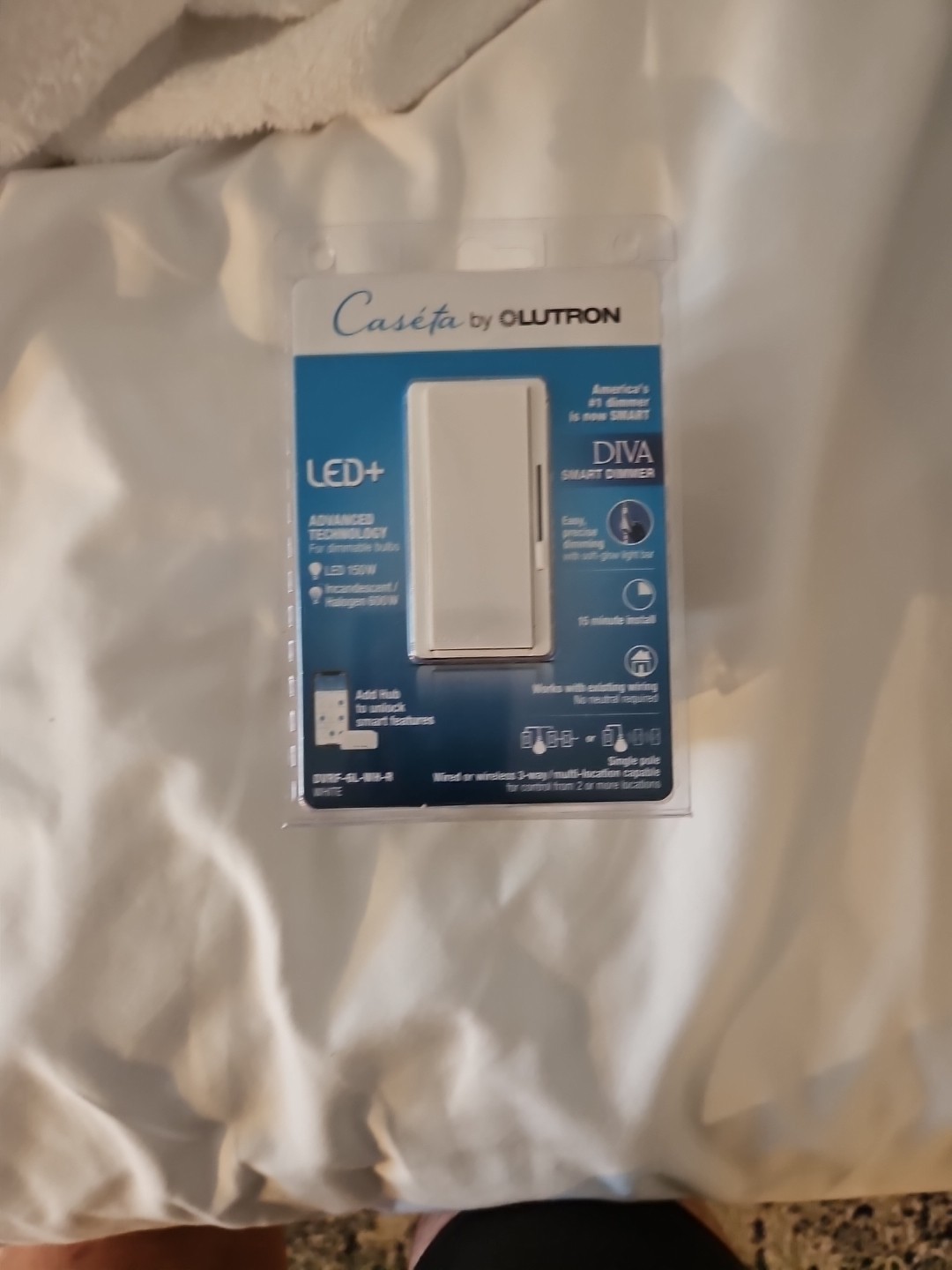 Lutron Diva Smart Dimmer – White