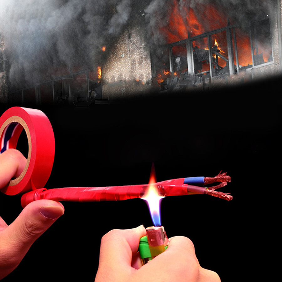 Electrical Insulation Tape PVC Flame Retardant 16mm*0.18mm*15m Electrical Tape