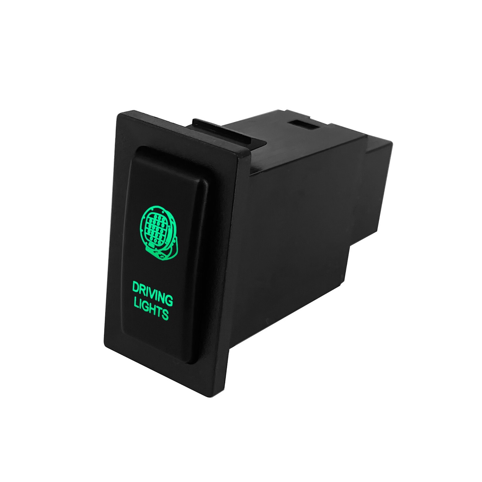 Push Button Switch Green Led 12V ON For Toyota Prado 95 LandCruiser 80 79 Series