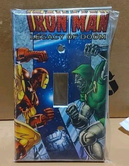 Custom Handmade Iron man Vs Dr. Doom Various Style Switch Cover & Various Images