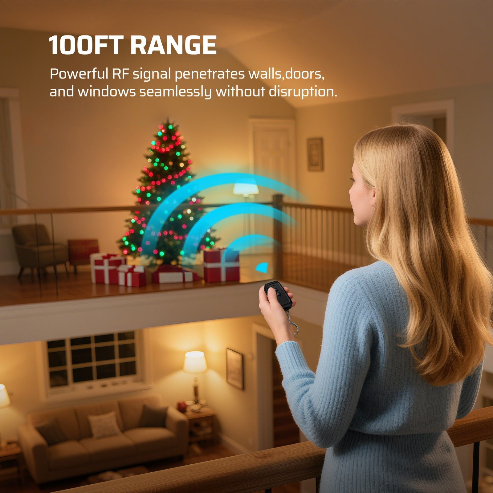 DEWENWILS Outdoor Remote Control Outlet, Indoor Wireless Remote Control Switch