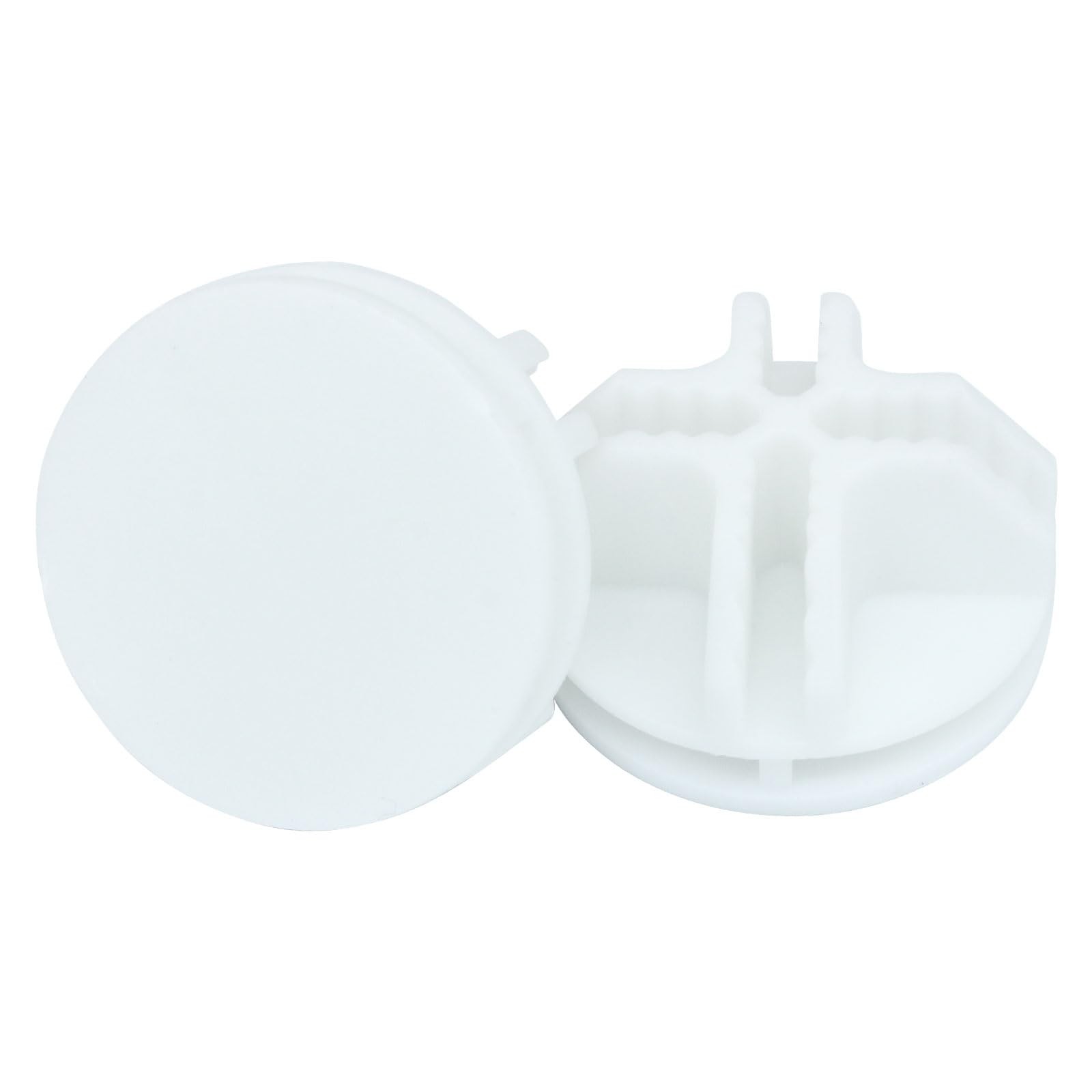 Seimneire 20Pcs White Plastic Wire Grid Cube Connector
