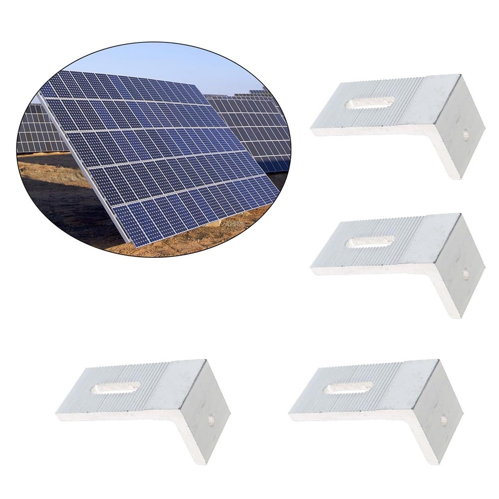 L Foot Solar Mount, Aluminum Alloy Photovoltaic Panel Mounting Bracket / New