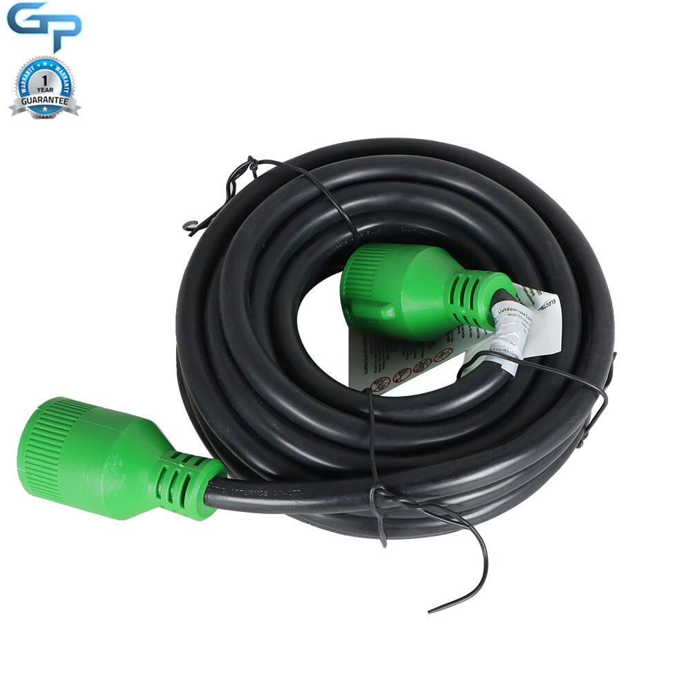 3 Prong 30 Amp Generator Extension Cord 10/15/25-75/100 Feet NEMA L5-30P/L5-30R