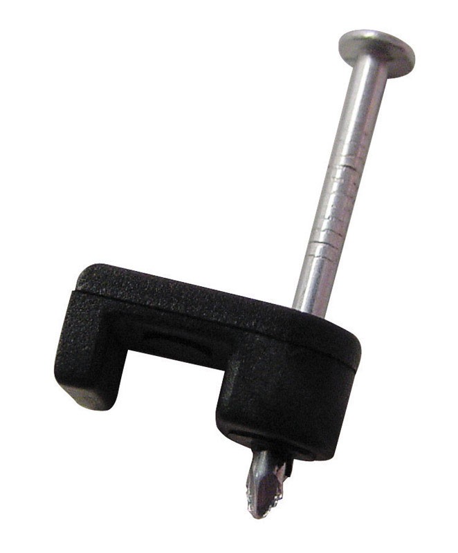 Gardner Bender PSB-1600T Black Polyethylene Low Voltage Wire Staple 3/16 in.